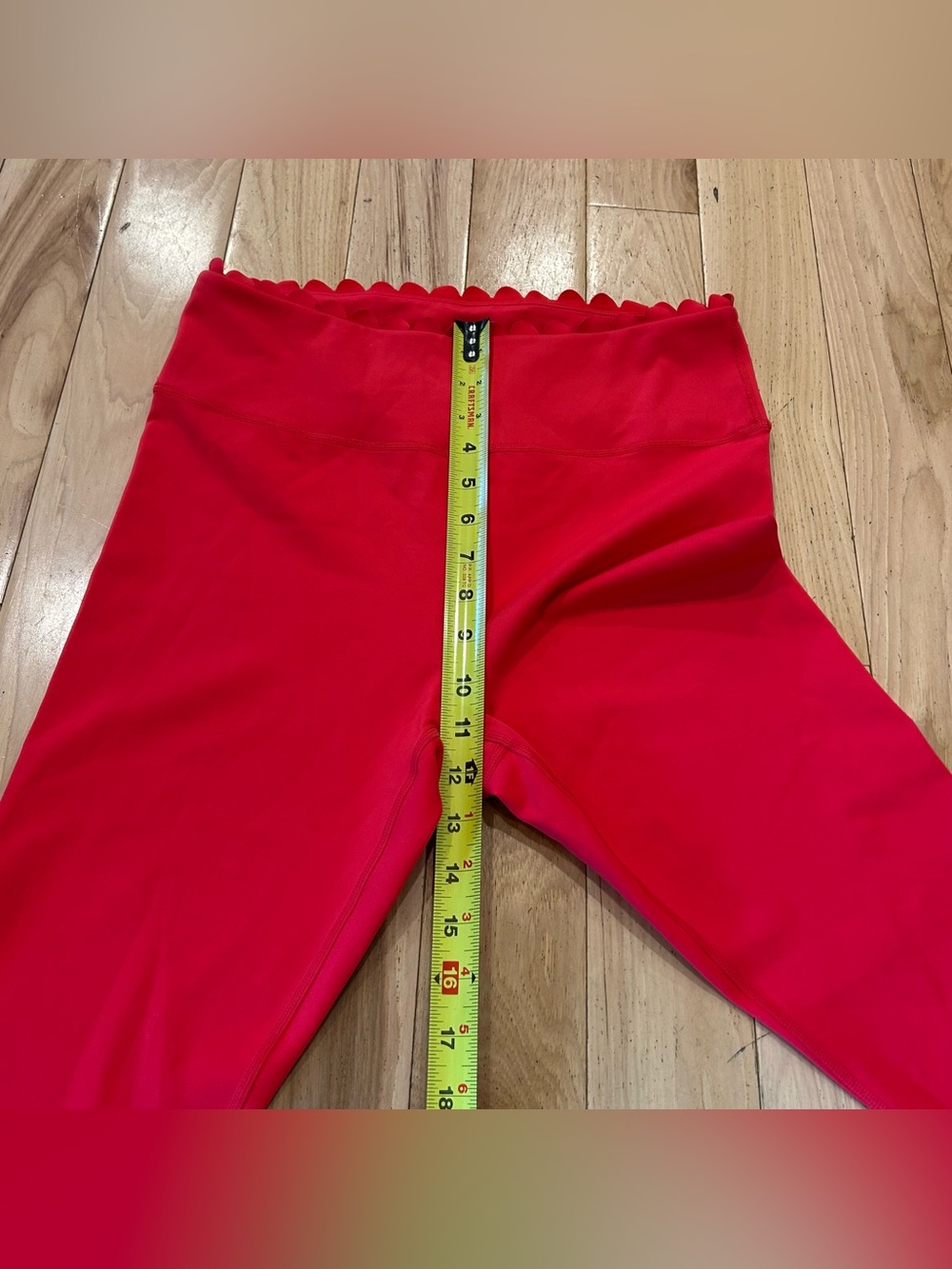 IVL Collective Dark Hot Pink Scallop Edges Leggings Pants - Women’s Size 10 - Picture 6 of 7